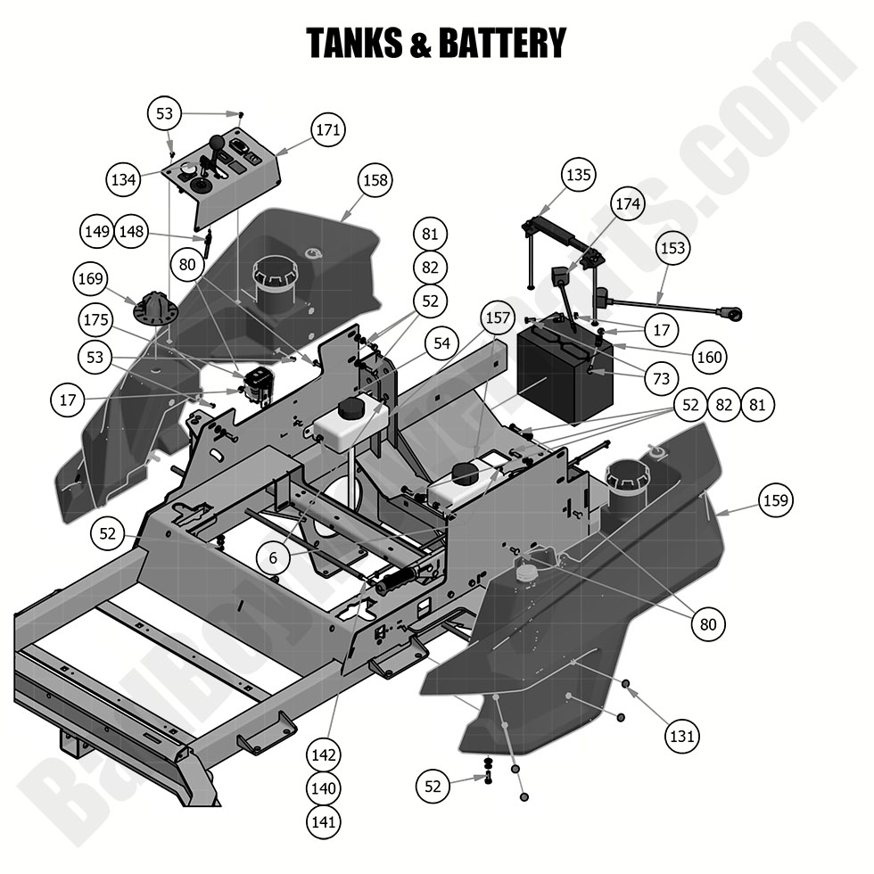 2019 Rebel Tanks and Battery